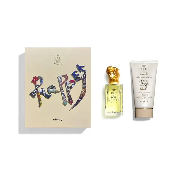 Sisley Eau du Soir Gift Large Set dárkový set (Eau du Soir Eau de Parfum 100 ml a Moisturizing Perfumed Body Cream 150 ml)