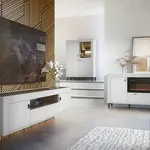 Obývací sestava Mossa 2 Barva korpusu: Bílá