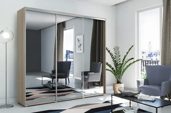 Šatní skříň Ska A31 XL Barva korpusu: Dub - sonoma, Rozměry: 250 cm