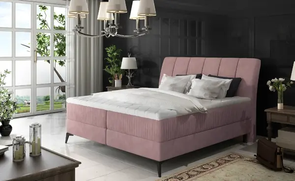 Boxspring Aderito Barva korpusu: Soro 61, Rozměr: 180 x 200 cm