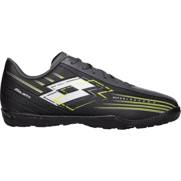 Lotto SOLISTA 700 III TF JR Detské kopačky, čierna, veľkosť 45.5