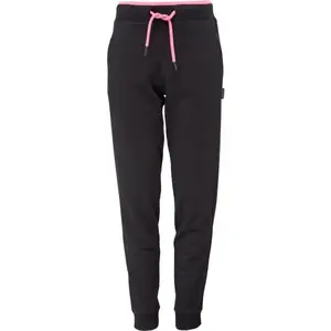 Lewro DELPHINE Dievčenské tepláky, čierna, veľkosť 128-134