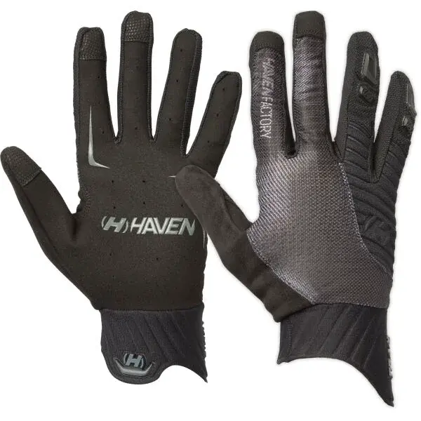 HAVEN FACTORY TRAIL LONG Dlhoprsté rukavice, čierna, veľkosť
