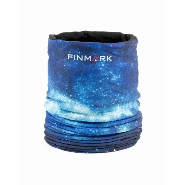 Finmark MULTIFUNCTIONAL SCARF WITH FLEECE Multifunkčná šatka, modrá, veľkosť