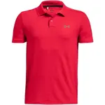 Under Armour PERFORMANCE POLO Chlapčenské polo tričko, červená, veľkosť M