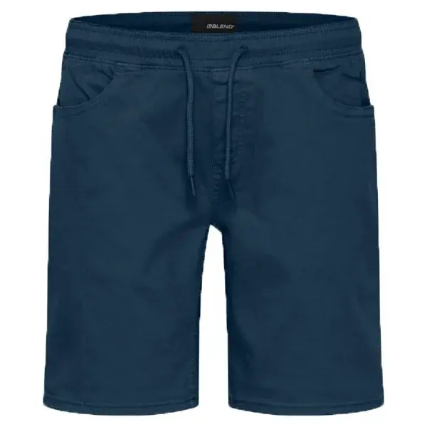 BLEND DENIM SHORTS BLIZZARD FIT Pánske šortky, tmavo modrá, veľkosť