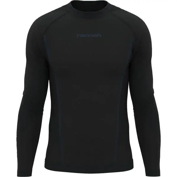 Hannah THERMO ACTIVE TS L/S Pánske funkčné tričko, čierna, veľkosť S/M