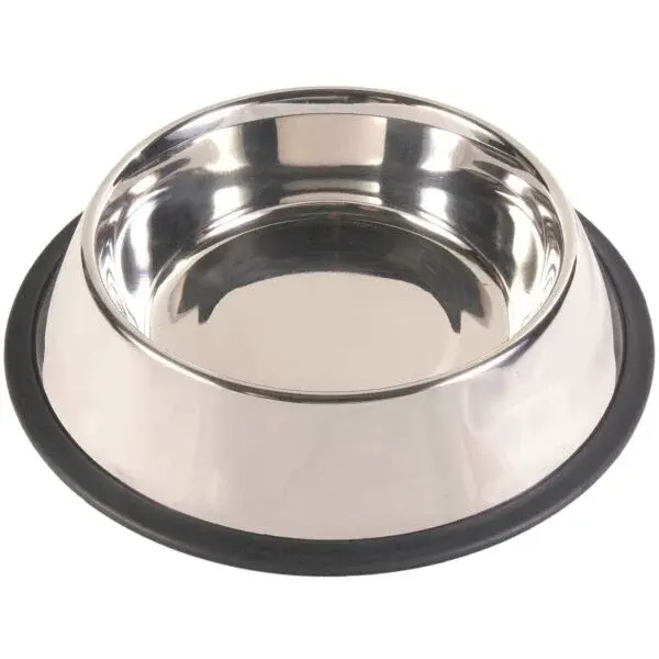 TRIXIE STAINLESS STEEL BOWL 1,75L Nerezová miska, strieborná, veľkosť