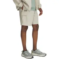 Under Armour VIBE WOVEN Pánske krátke nohavice, béžová, veľkosť S