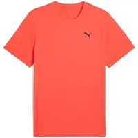 Puma M TAD ESSENTIALS SOLID CAT TEE Pánske tričko, červená, veľkosť