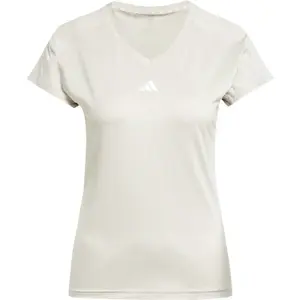 adidas TRAIN ESSENTIALS TEE Dámske športové tričko, béžová, veľkosť