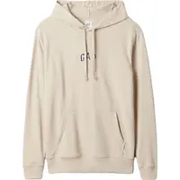 GAP V-INT MINI ARCH LOGO Pánska mikina, béžová, veľkosť