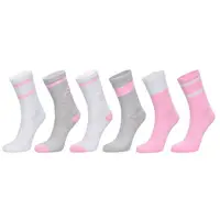 Nike Y EVERYDAY CSH CREW 6P Detské ponožky, sivá, veľkosť