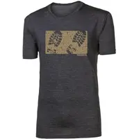 PROGRESS HRUTUR STEP Pánske merino tričko, tmavo sivá, veľkosť