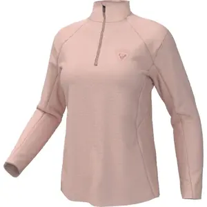 Rossignol W CLASSIQUE 1/2 ZIP Dámska prvá vrstva, ružová, veľkosť