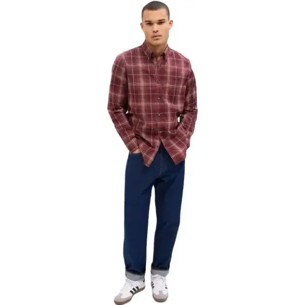 GAP STANDARD Pánska košeľa, červená, veľkosť