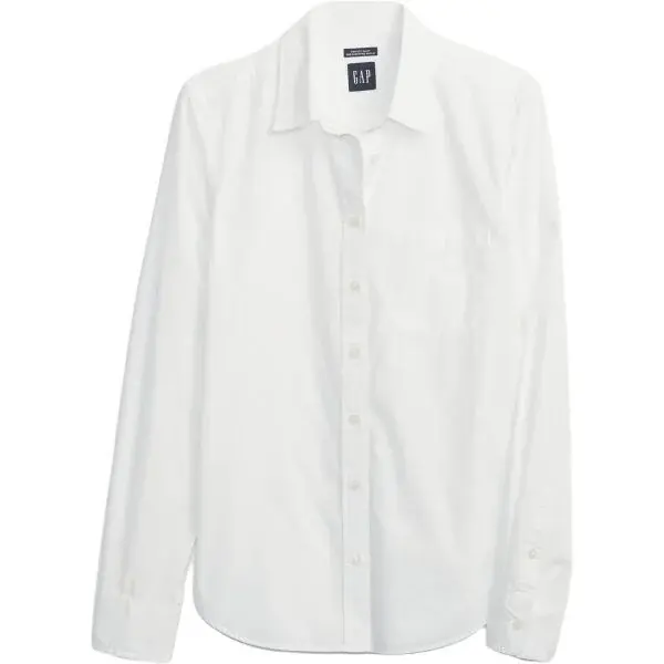 GAP PERFECT Dámska košeľa, biela, veľkosť