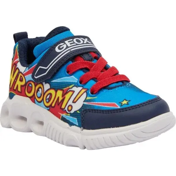 Geox J WROOM B. D Detská vychádzková obuv, modrá, veľkosť