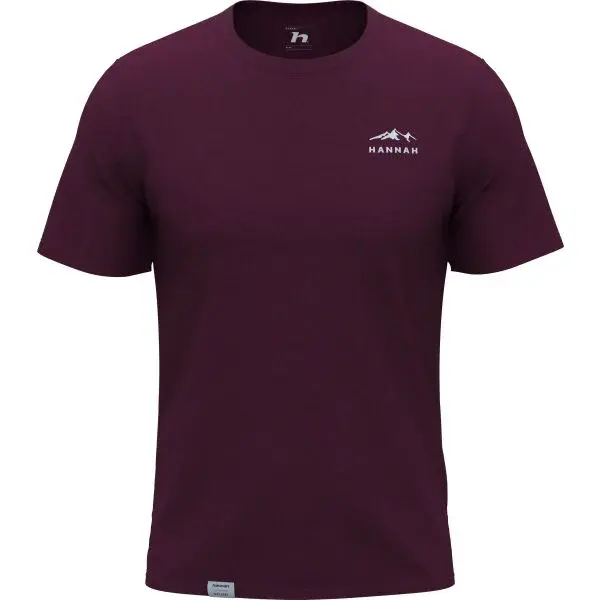 Hannah FRED Pánske tričko, vínová, veľkosť