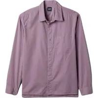 GAP GARMENT DYED TWILL Pánska košeľa, fialová, veľkosť