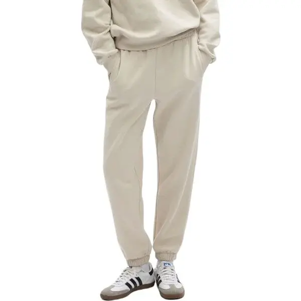 GAP NEW Dámske tepláky, béžová, veľkosť