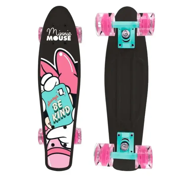 Disney MINNE &quot;BE KIND&quot; Skateboard (fishboard), čierna, veľkosť