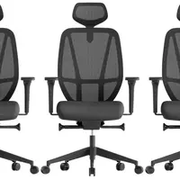 MERCURY 3PACK Ergonomická kancelářská židle AFRODITE černá, sezení 8 hodin denně (3 ks)