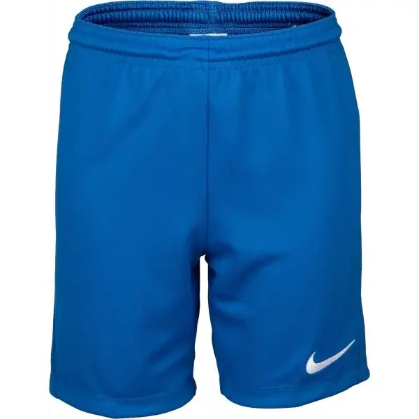 Nike DRI-FIT PARK 3 JR TQO Chlapčenské futbalové šortky, modrá, veľkosť