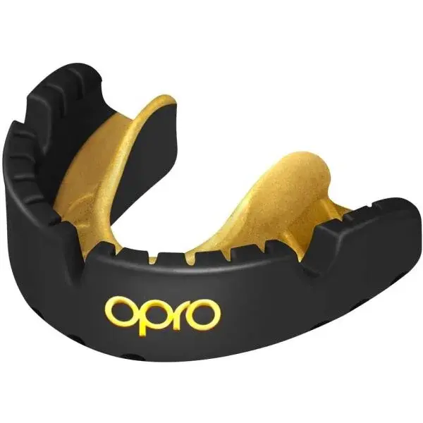Opro GOLD BRACES Chránič zubov, čierna, veľkosť