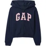 GAP V-FRCH LOGO Dievčenská mikina s logom, tmavo modrá, veľkosť