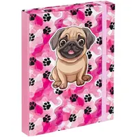 BAAGL LABKY Obal na školské zošity A5, ružová, veľkosť