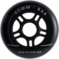 Arcore INLINE WHEELS 4PACK 80-82A Inline kolieska, čierna, veľkosť