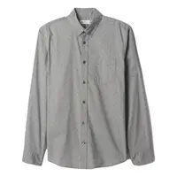 GAP STRETCH POPLIN Pánska košeľa, sivá, veľkosť