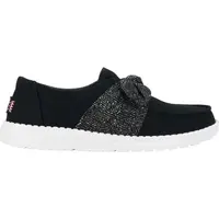 HEY DUDE WENDY BOW ESSENTIALS Dámska voľnočasová obuv, čierna, veľkosť