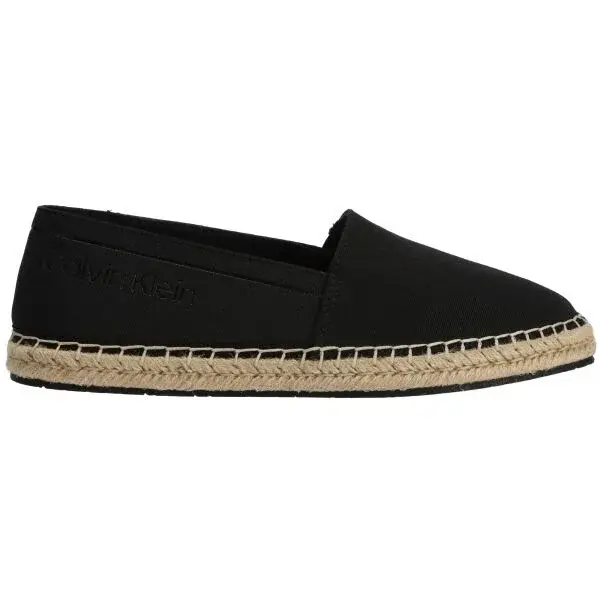 Calvin Klein ESPADRILLE HE - CANVAS Dámske espadrilky, čierna, veľkosť