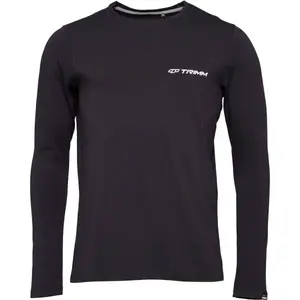 TRIMM BRAVE Pánske tričko s dlhým rukávom, čierna, veľkosť XXXL