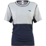 KARI TRAA LAM LOOSE TEE Dámske tričko, tmavo modrá, veľkosť