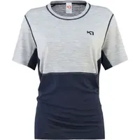 KARI TRAA LAM LOOSE TEE Dámske tričko, tmavo modrá, veľkosť