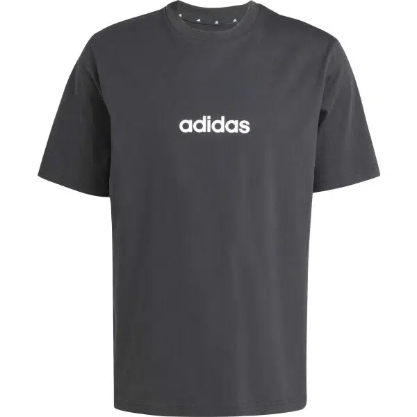 adidas ESSENTIALS LINEAR SINGLE JERSEY Pánske tričko, čierna, veľkosť