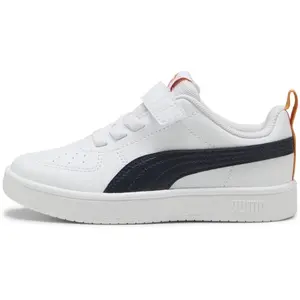 Puma RICKIE AC+PS Detská voľnočasová obuv, biela, veľkosť 29