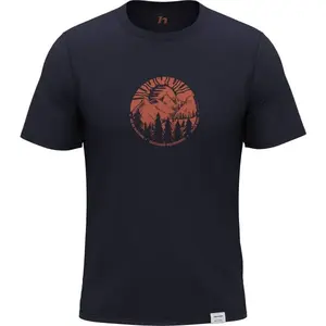 Hannah LUKE Pánske tričko z organickej bavlny., čierna, veľkosť