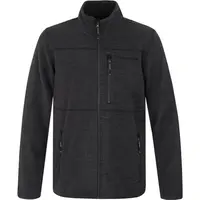 Hannah SANTON II Pánska flísová mikina, čierna, veľkosť