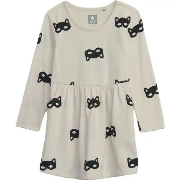 GAP BABY Dievčenské šaty, béžová, veľkosť 5Y