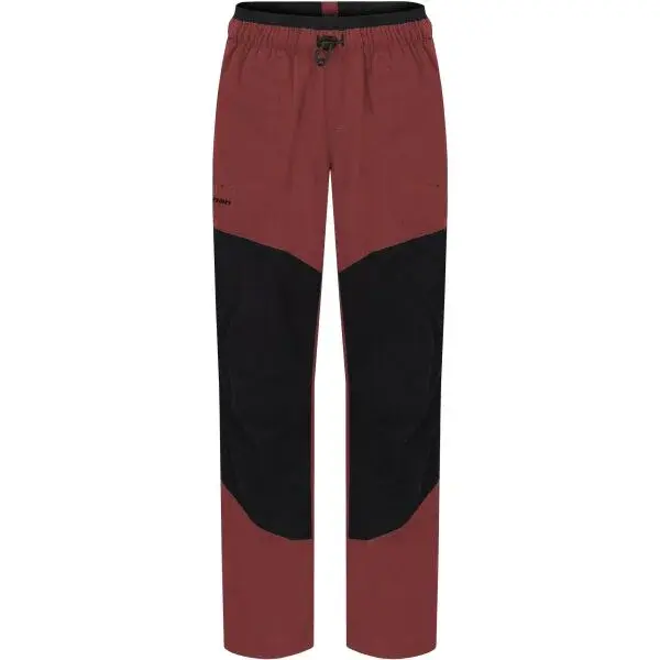 Hannah GUINES JR Detské outdoorové nohavice, červená, veľkosť