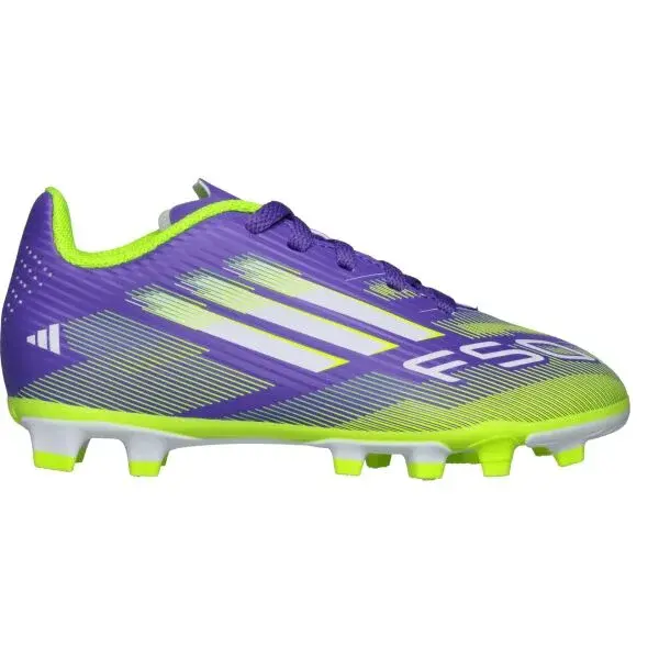 adidas F50 CLUB FG/MG J Detské kopačky, fialová, veľkosť