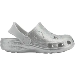 Coqui LITTLE FROG Detské sandále, strieborná, veľkosť