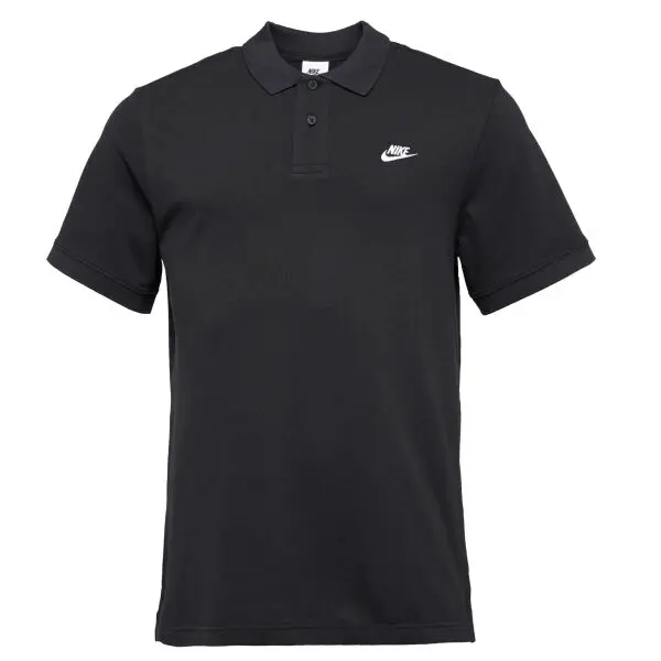 Nike CLUB Pánske tričko polo, čierna, veľkosť