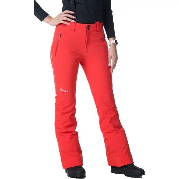 KILPI DAMPEZZO Dámske lyžiarske nohavice, červená, veľkosť