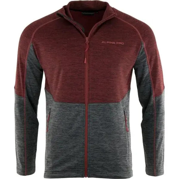 ALPINE PRO MIETEN Pánska mikina, červená, veľkosť