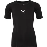 Puma LIGA BASELAYER TEE SS JR Chlapčenské funkčné tričko, čierna, veľkosť
